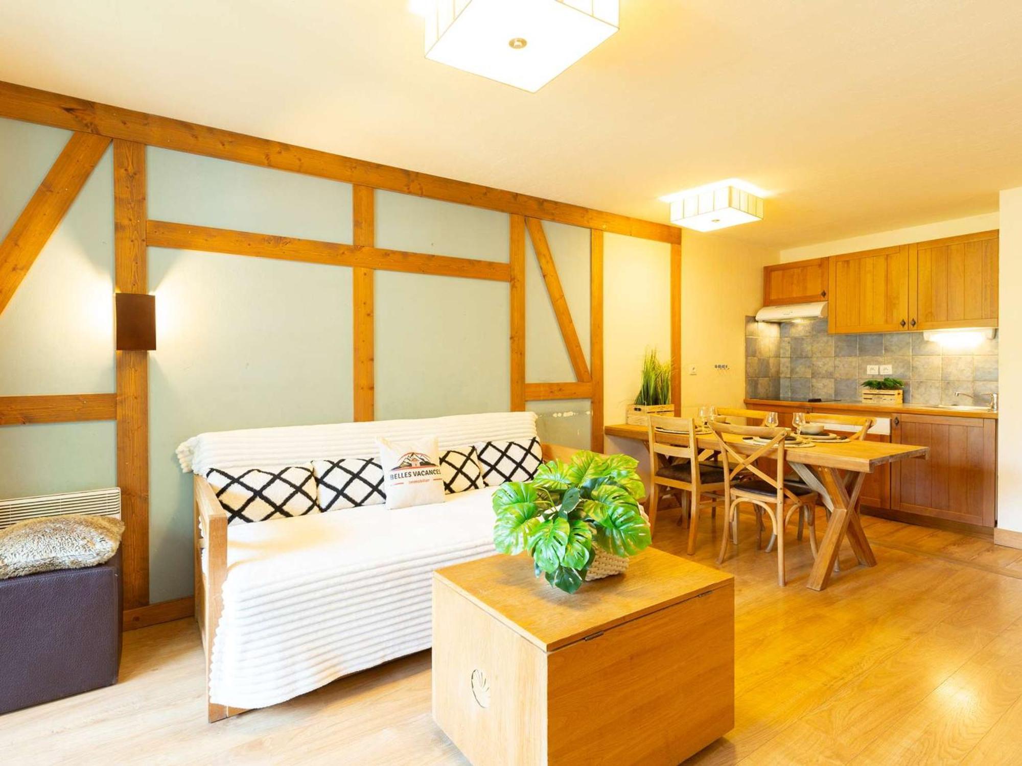 Appartement 10 Pers Avec Piscine, Sauna Et Parking En Centre-Ville De Saint-Lary-Soulan - Fr-1-296-394 Εξωτερικό φωτογραφία